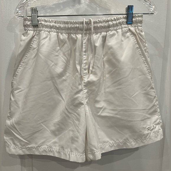 Fila Other - Fila Men’ White Short Men Elasticized Waist Drawstring. Size : Medium